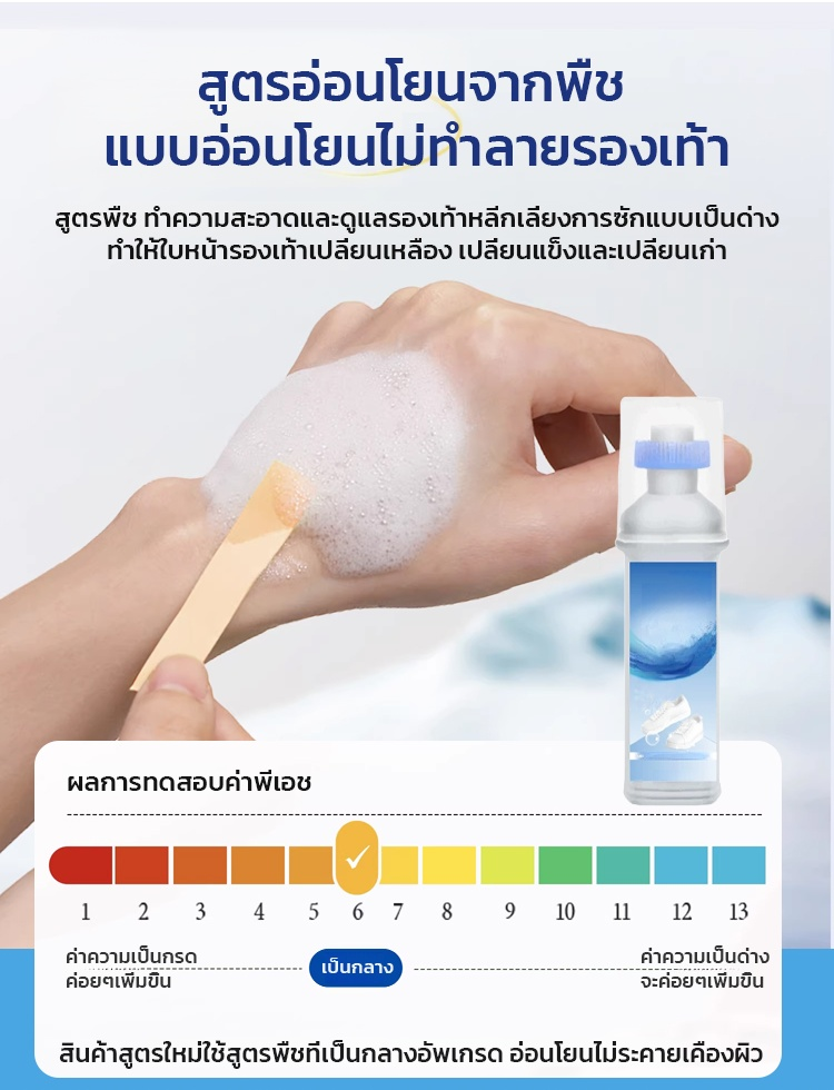 👟 "ยางลบ" สำหรับรองเท้าผ้าใบสีขาว | เพียงฉีดสเปรย์ครั้งเดียวแล้วเช็ด ก็สะอาดเหมือนใหม่ทันที!