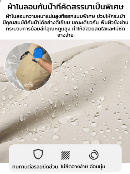 ✨ กระเป๋าใบเดียวปกป้องคุณหลายชั้น ให้คุณเดินทางอย่างไร้กังวล!