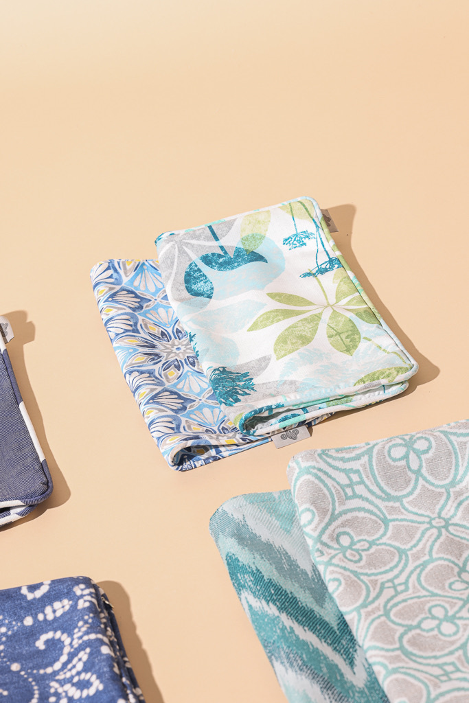 Soraya Spun Fabric Cushion Cover, Leafy