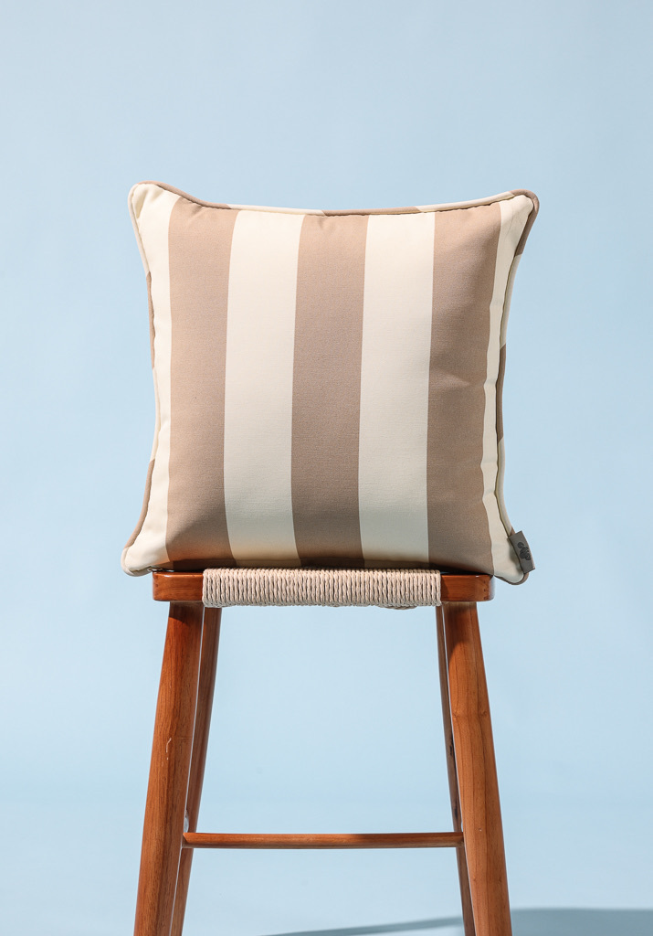 Hisa Olifen Fabric Cushion Cover, Beige