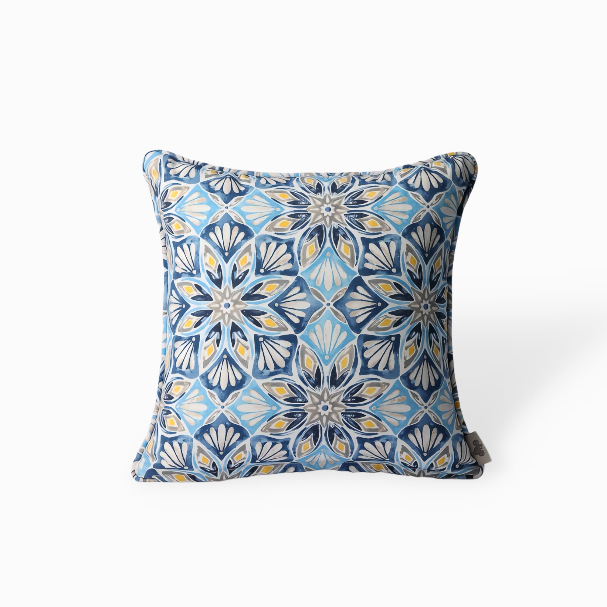 Soraya Spun Fabric Cushion Cover, Sky Blue