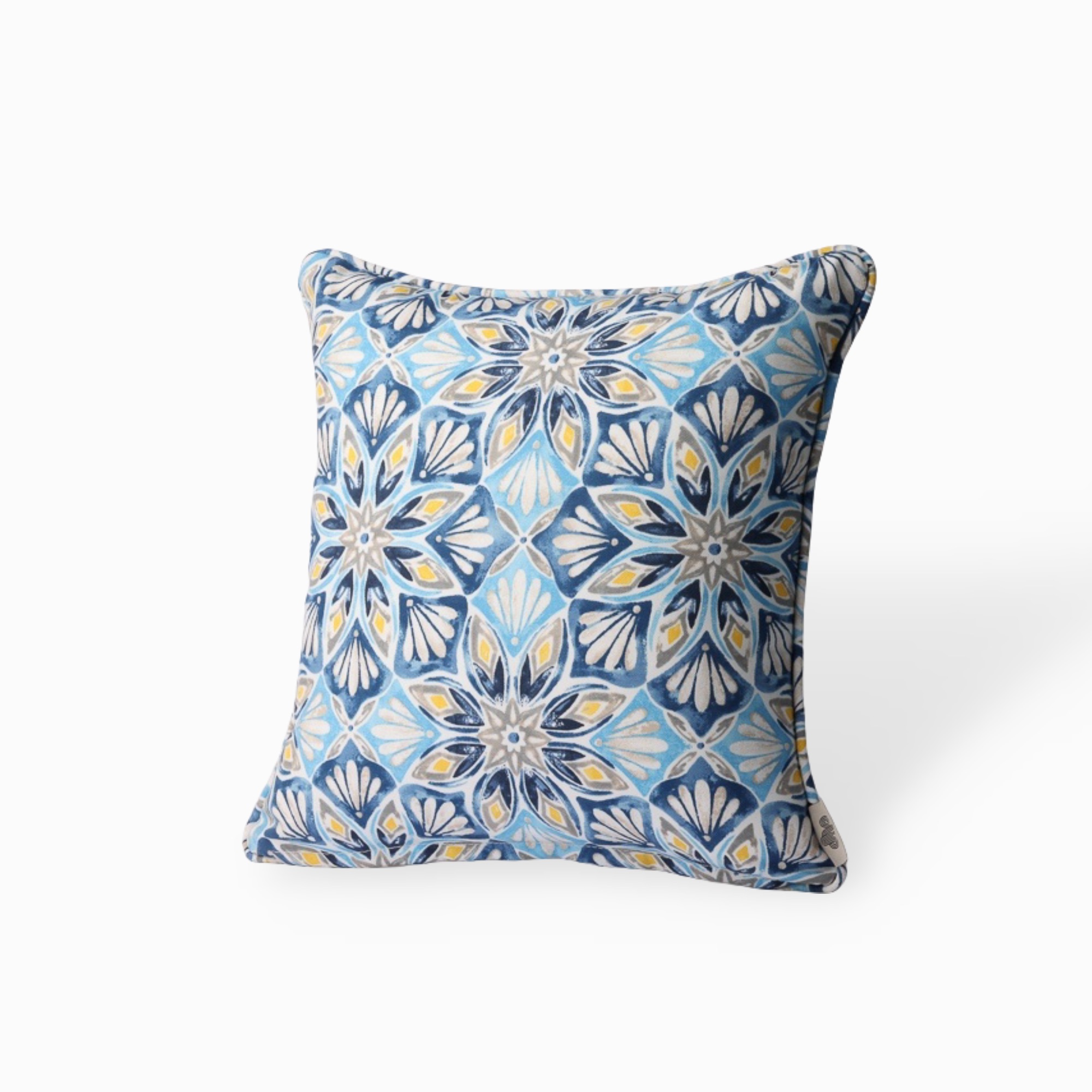 Soraya Spun Fabric Cushion Cover, Sky Blue