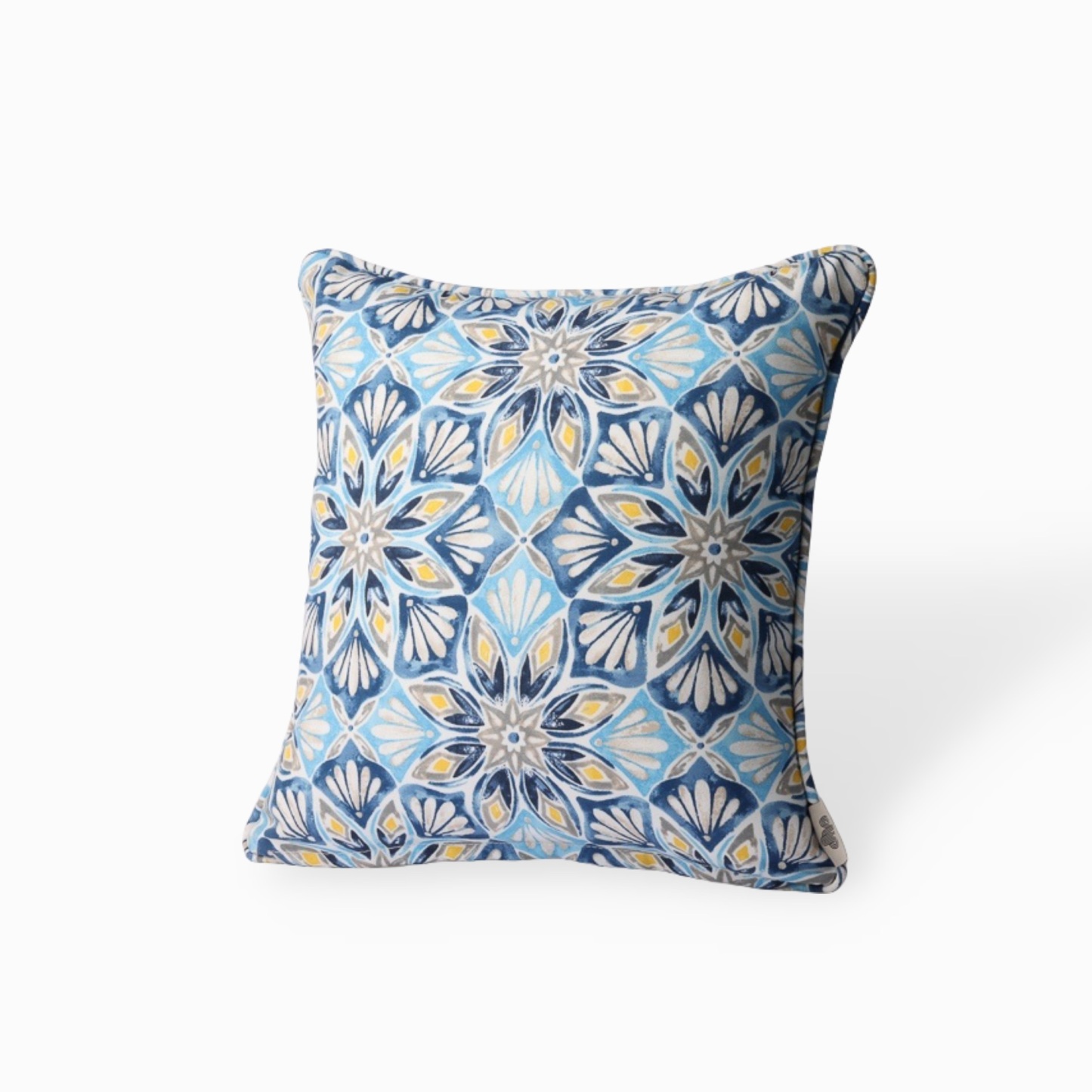 Soraya Spun Fabric Cushion Cover, Sky Blue