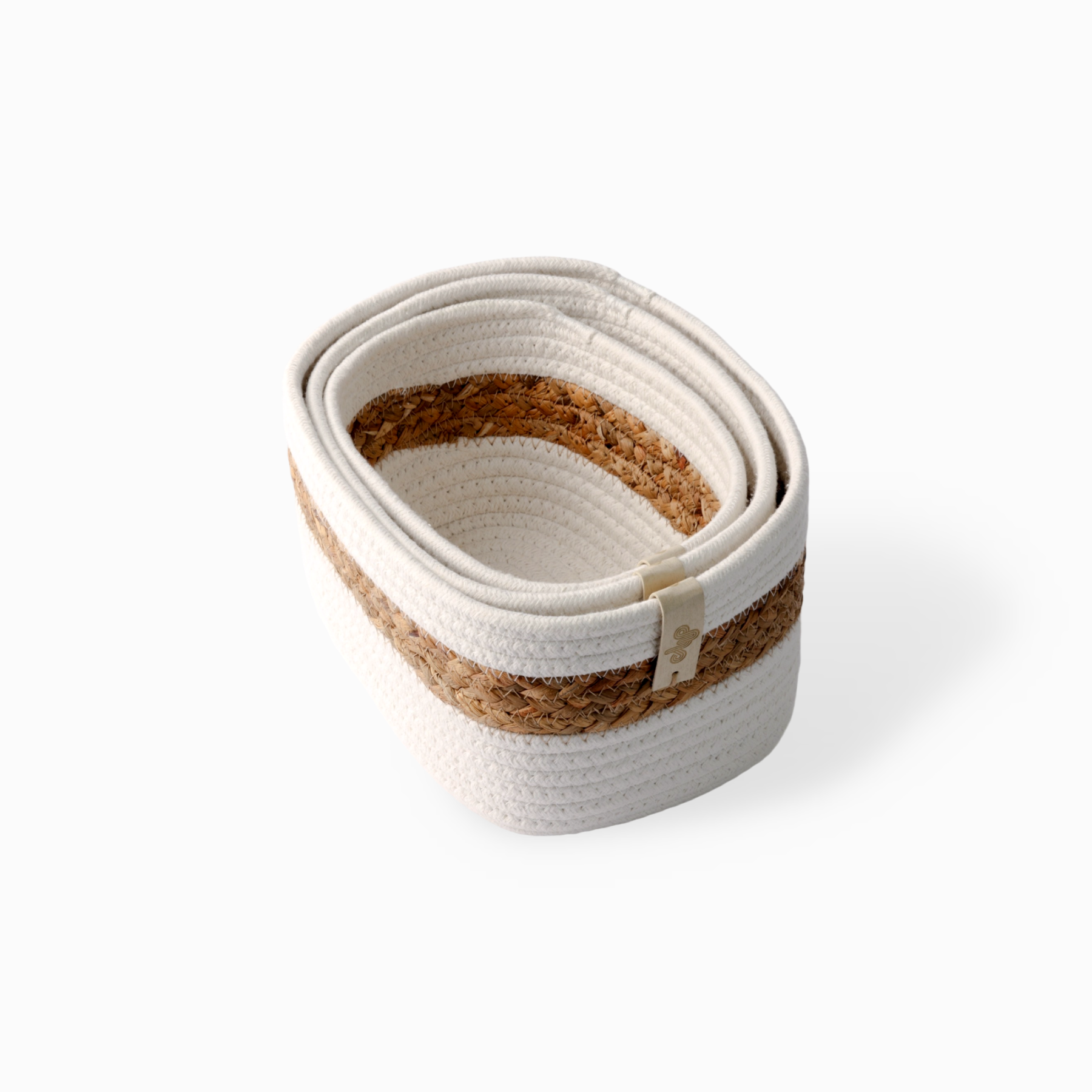 Sybil Rope Basket, Beige