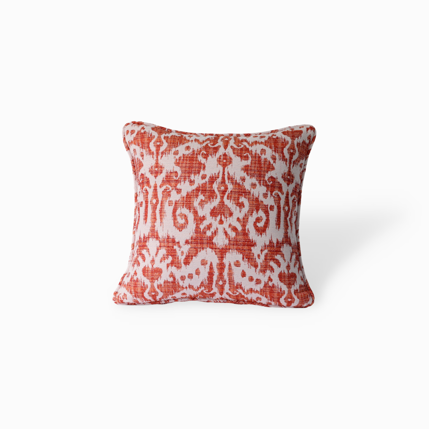 Hinata  Olifen Fabric Cushion Cover, Sunset Orange