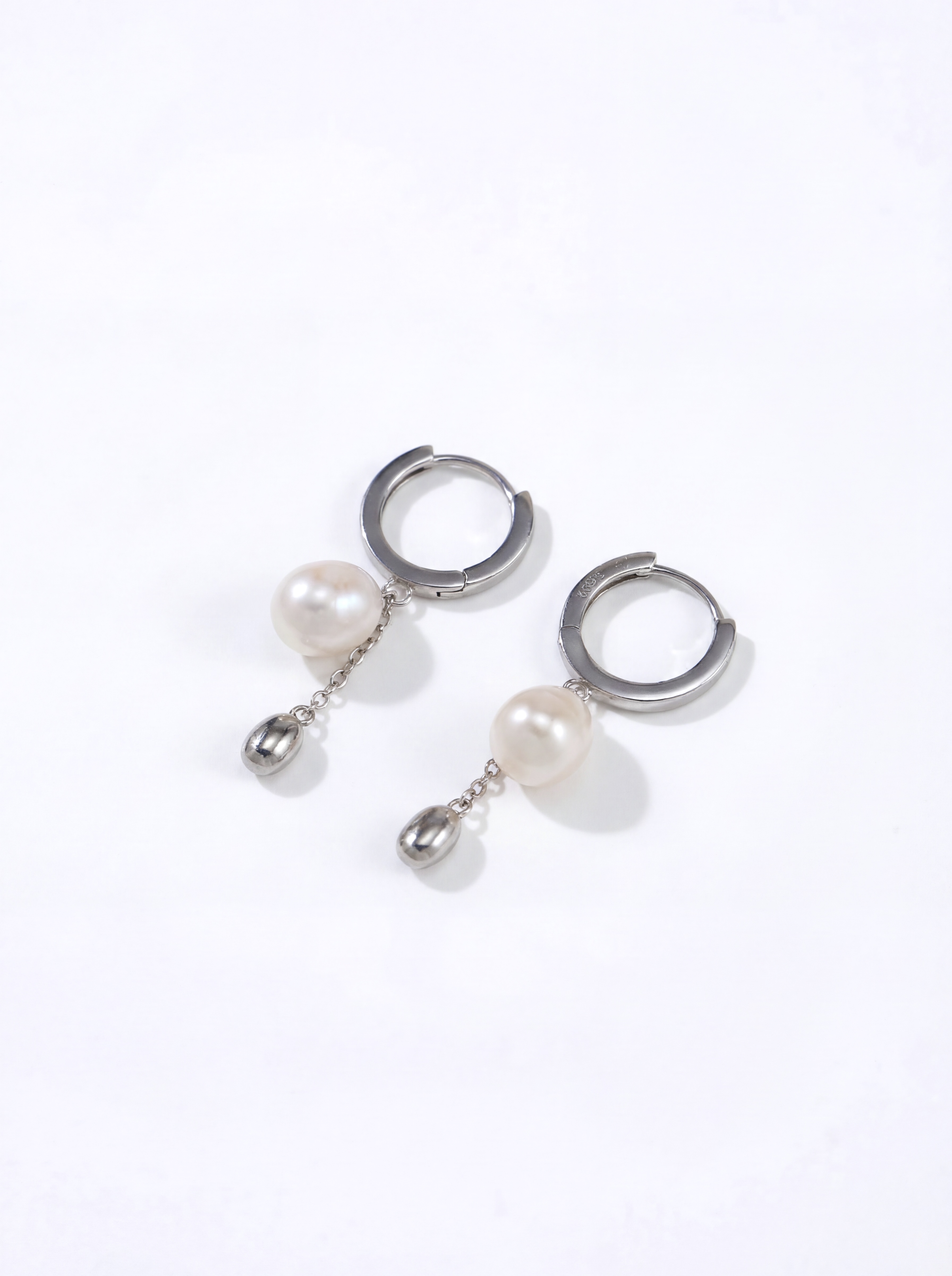 Pearl Keychain Earrings