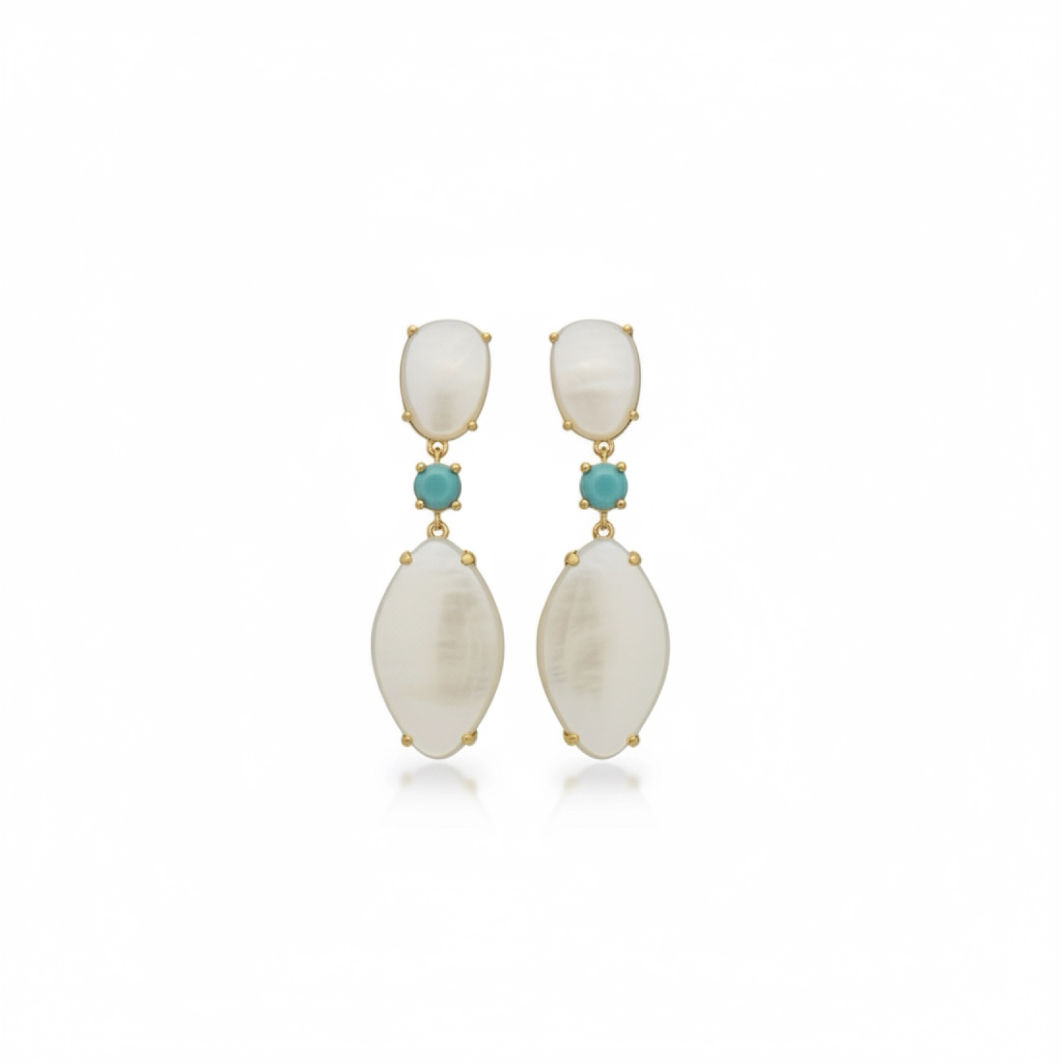 Mother-of-Pearl Drop Earrings