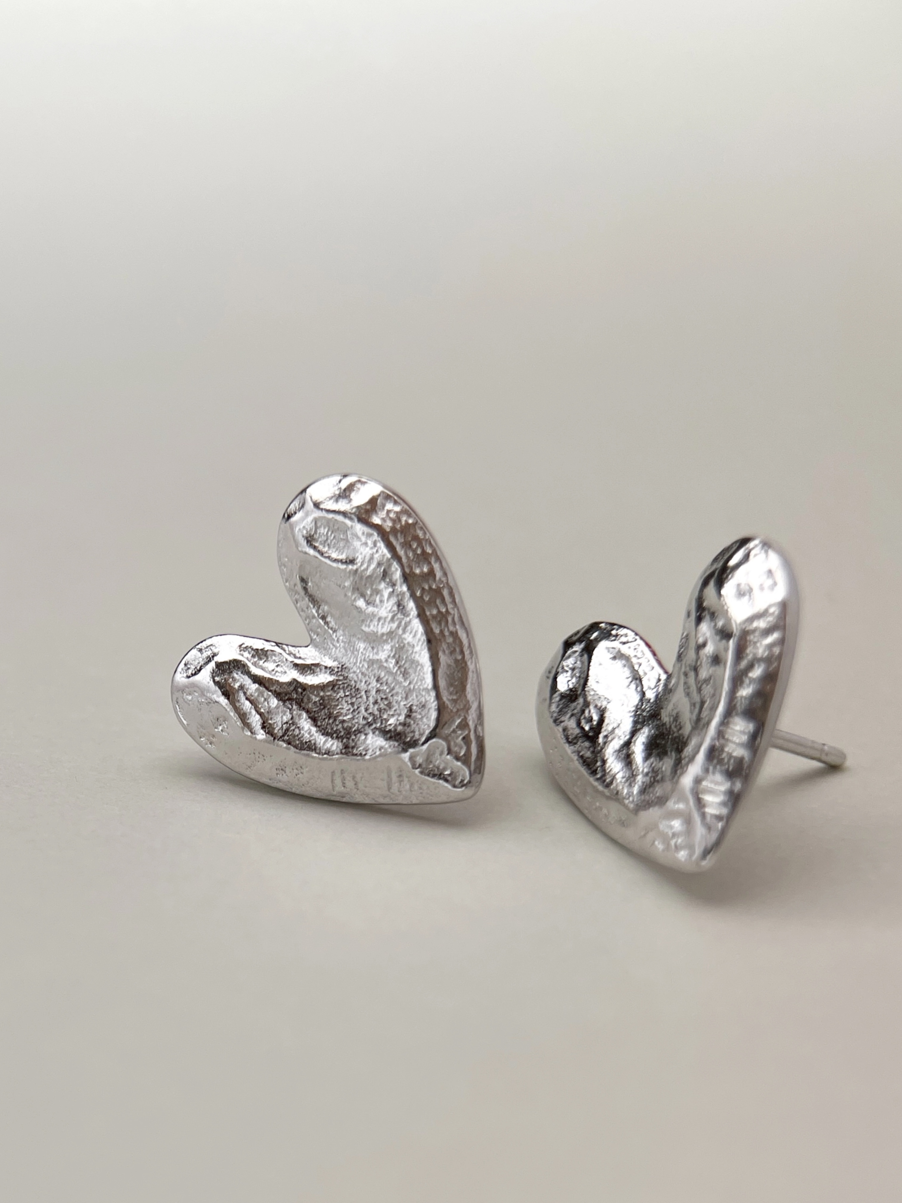 Heart Stud Earrings