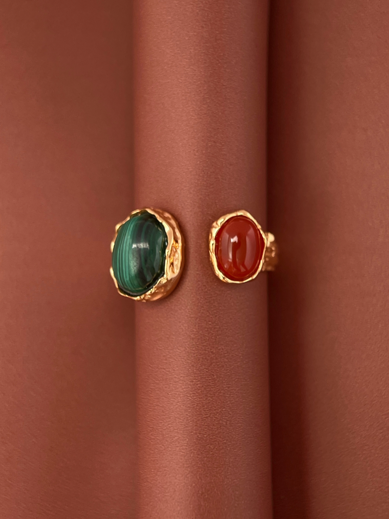 Covenant Clash | Gold Open Ring Multi Gemstone