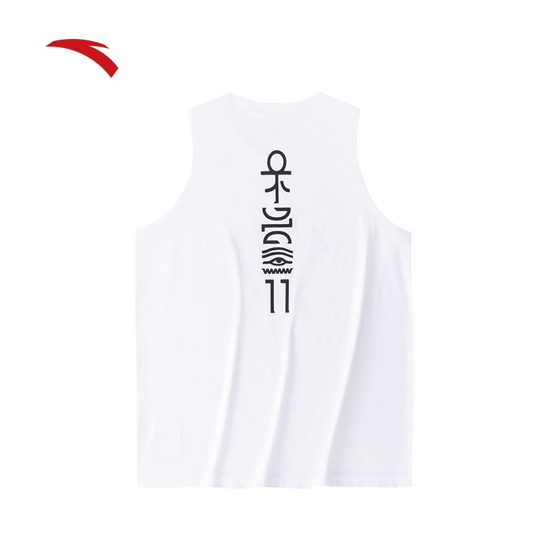 ANTA x Kyrie Irving Unisex Sports Knitted Basketball Vest Rompi Men Tops T-Shirts 1724E1118