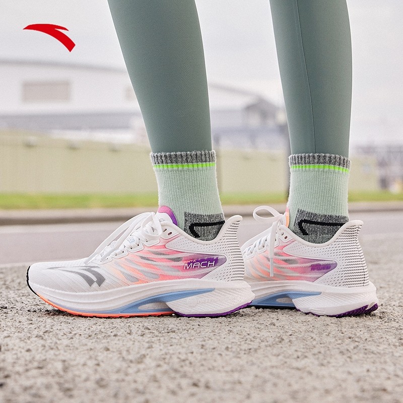 ANTA Mach 4 Sepatu Lari Wanita Sepatu Sneakers Sepatu Olahraga Running Shoes 1224A5583