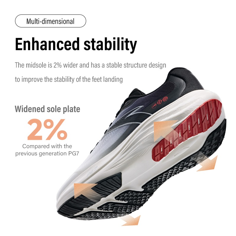 ANTA PG 7 TRAVEL 1.5 Sepatu Lari Pria Sports Sneakers Men Running Shoes 112515508