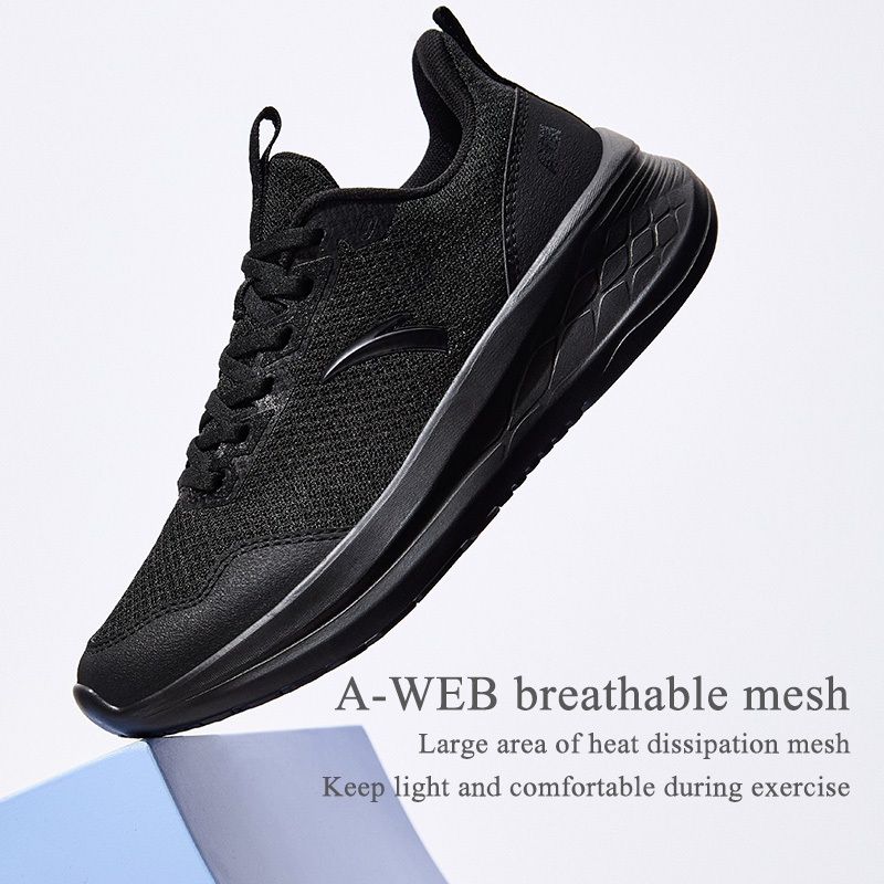 ANTA Sepatu Lari Wanita Path of Clouds Ringan Women Running Shoes 9224E5513