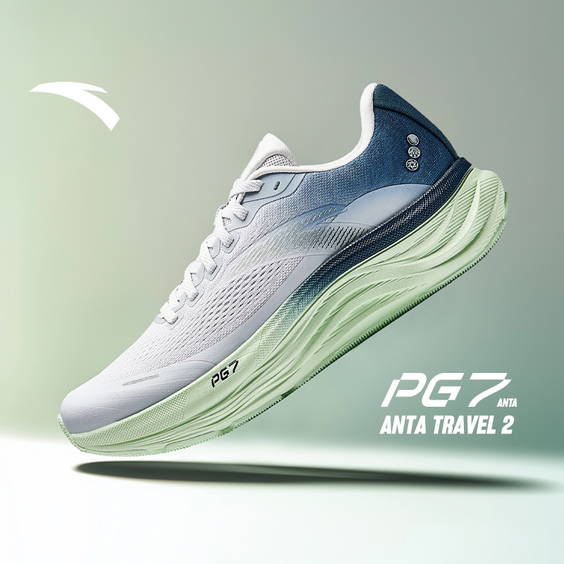 ANTA PG 7 Travel 2 Sepatu Lari Pria Sports Sneakers Men Running Shoes 2E Widefoot 1125B5546