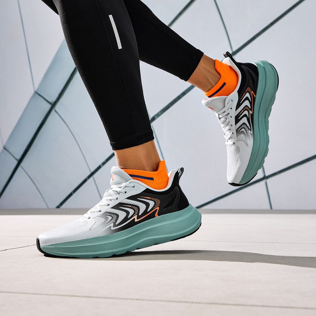 ANTA Sepatu Lari Pria Sepatu Sneakers Pria Anti-Slip Sepatu Olahraga