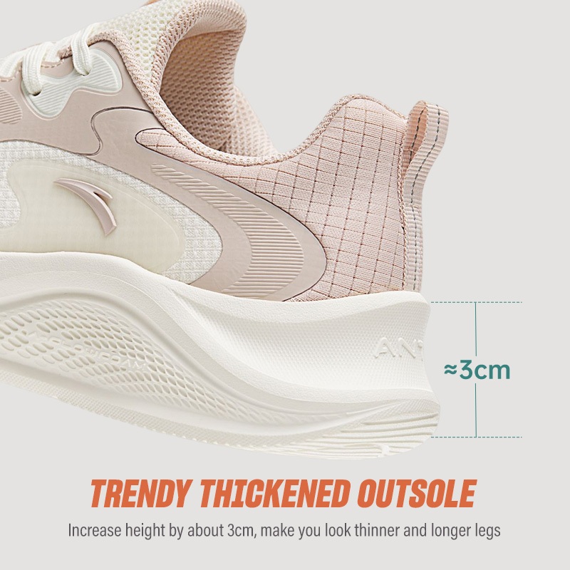 ANTA Sepatu Lari Wanita Path of Clouds Ringan Women Running Shoes 922525558F