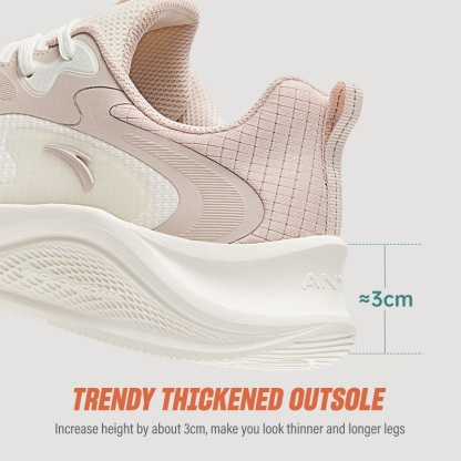 ANTA Sepatu Lari Wanita Path of Clouds Ringan Women Running Shoes 922525558F