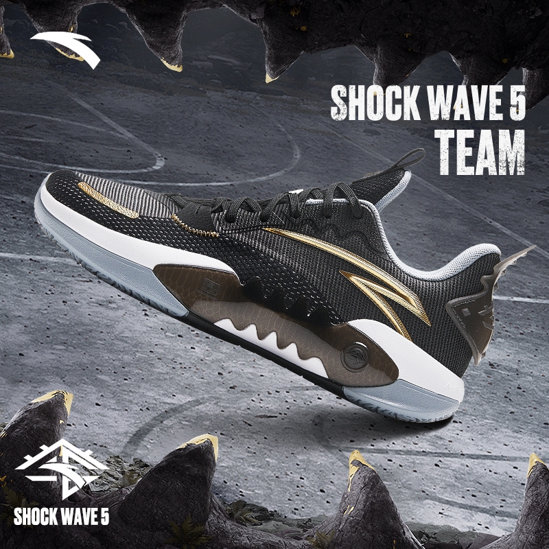 ANTA x Kyrie Irving Shock Wave Team Sepatu Basket Pria Sepatu Olahraga Basketball Shoes 1124B1611