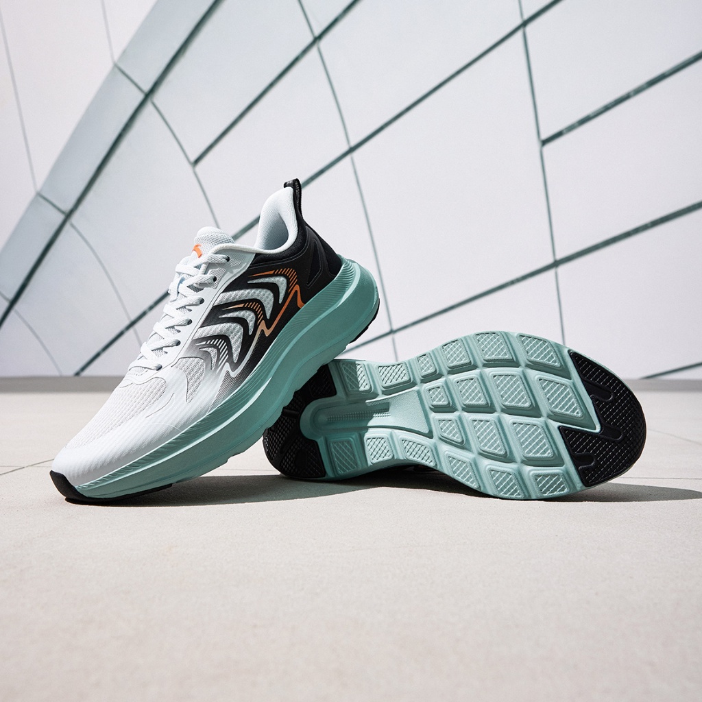 ANTA Sepatu Lari Pria Sepatu Sneakers Pria Anti-Slip Sepatu Olahraga