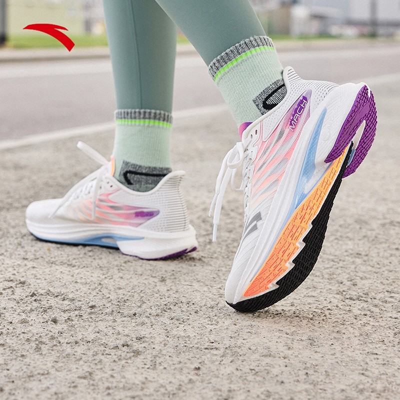 ANTA Mach 4 Sepatu Lari Wanita Sepatu Sneakers Sepatu Olahraga Running Shoes 1224A5583