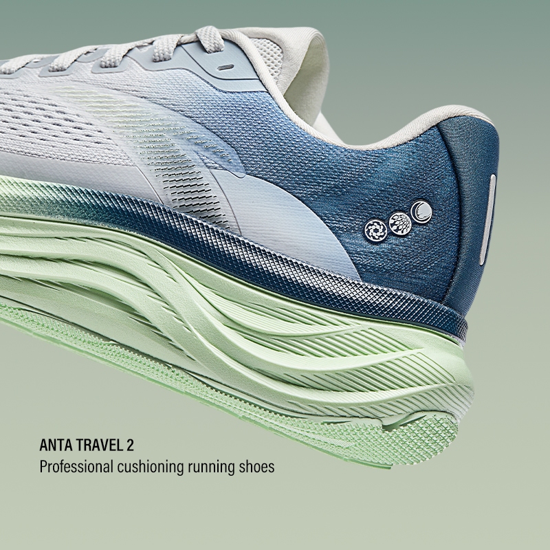 ANTA PG 7 Travel 2 Sepatu Lari Pria Sports Sneakers Men Running Shoes 2E Widefoot 1125B5546