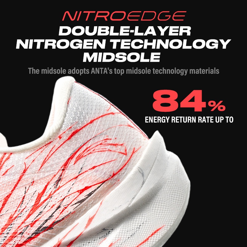ANTA C202 6 HEARTBEAT Sepatu Lari Pria Sports Sneakers Men Running Shoes 1125B5575
