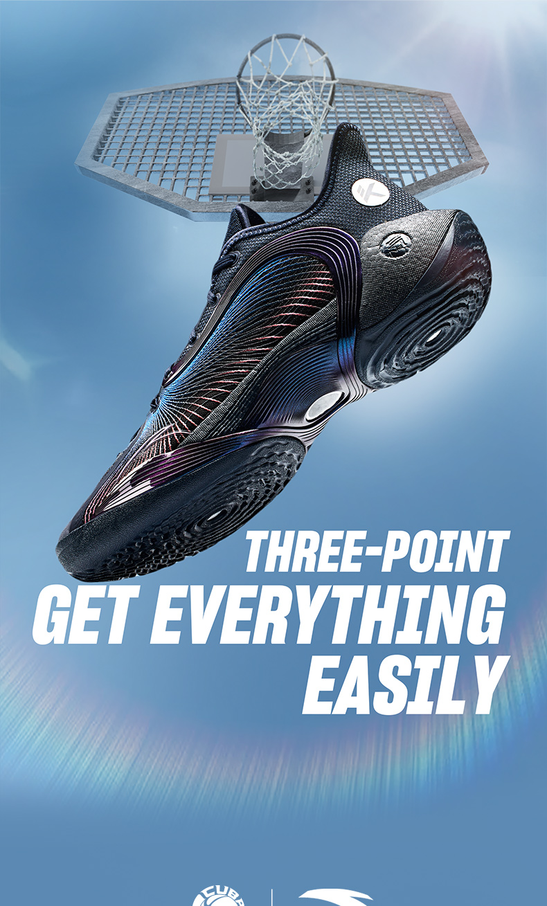 ANTA x Klay Thompson Three Point Rain 2 Sepatu Basket Pria Sepatu