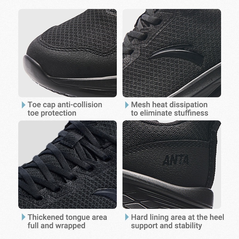 ANTA Sepatu Lari Pria Sepatu Olahragar Sepatu Sneakers Pria Men Running Shoes  9124E5513