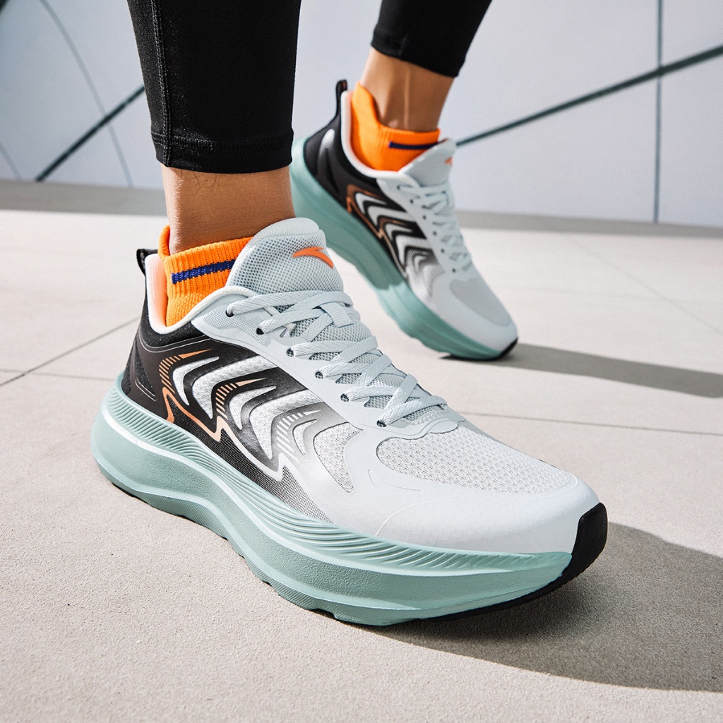 ANTA Sepatu Lari Pria Sepatu Sneakers Pria Anti-Slip Sepatu Olahraga