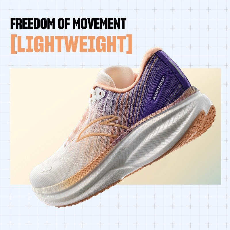 ANTA G21 3 Sepatu Lari Wanita Sepatu Olahraga Wanita Sepatu Sneakers 1224C5562