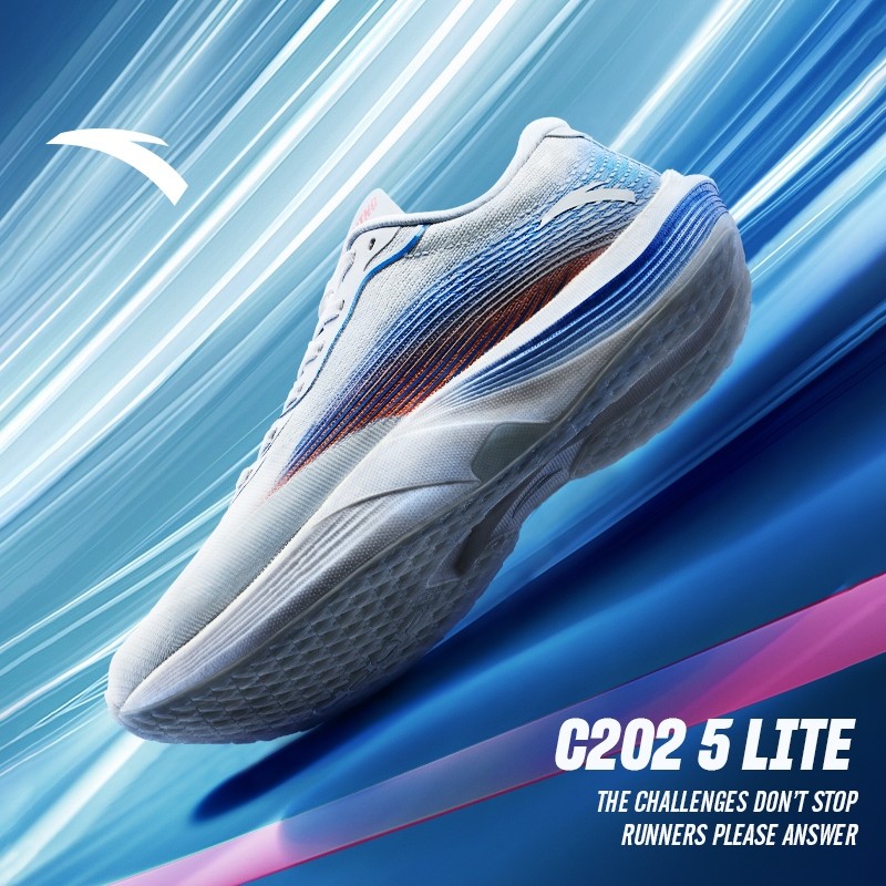 ANTA C202 5 Lite Sepatu Lari Pria untuk Pelari Maraton dengan Pelat Karbon 112455564