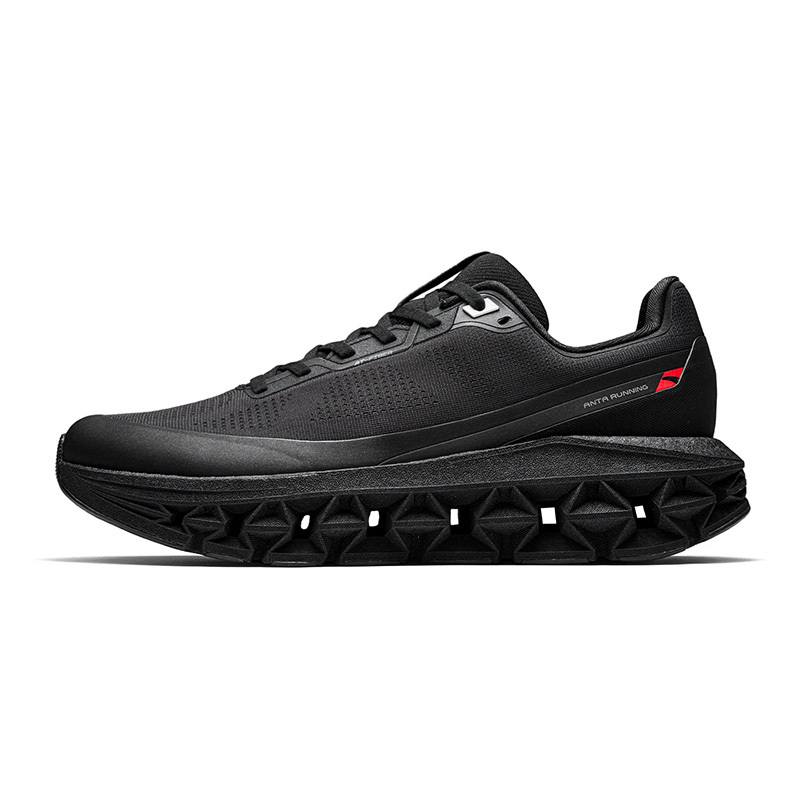 ANTA Fold Running Shoes Men|Black/Silver-6