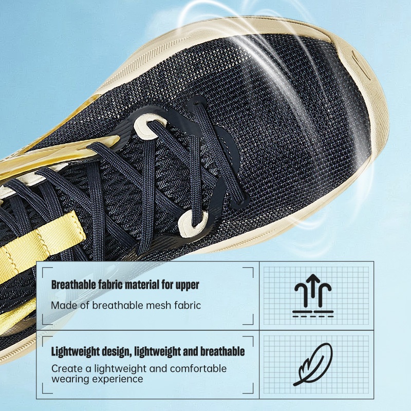 ANTA KT Light Cavalry 9 Sepatu Basket Pria Sports Sneakers Men Basketball Shoes 1124E1610