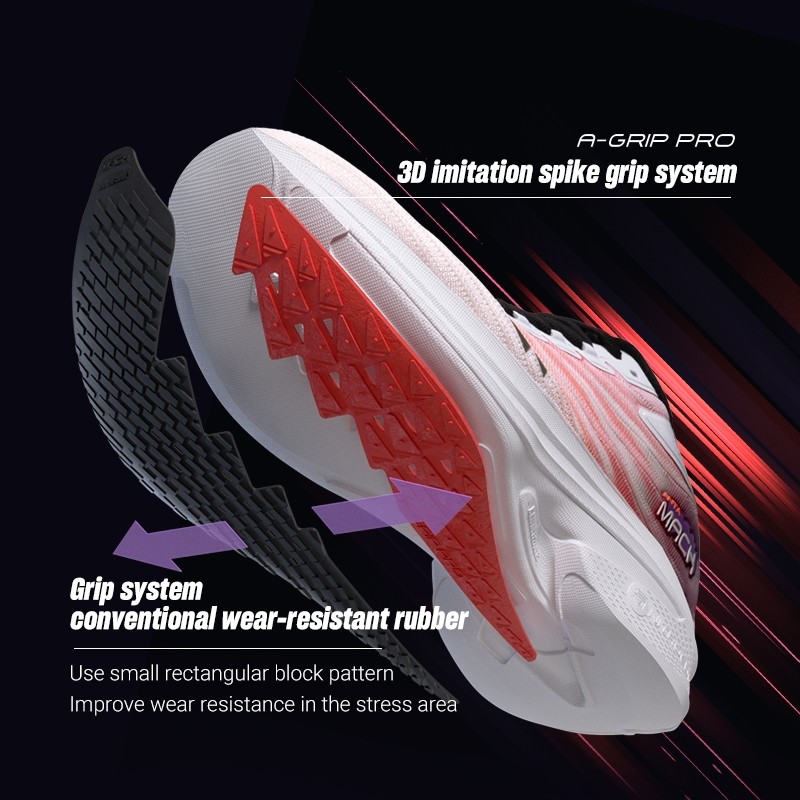 ANTA Mach 4 Sepatu Lari Pria Sepatu Running Pria Sepatu Sneakers1124A5583