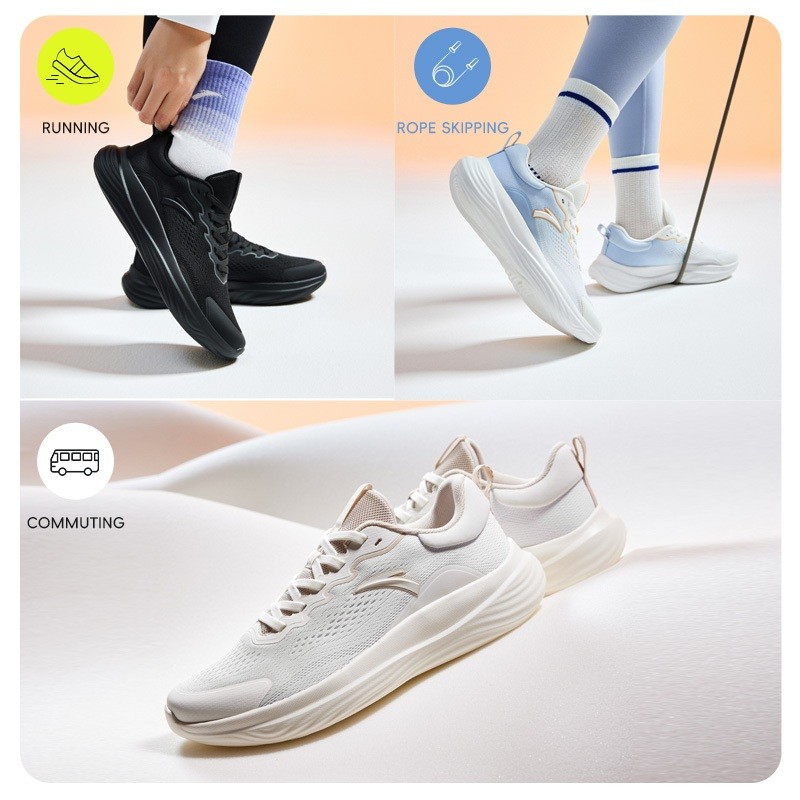 ANTA A-EBUFFER Lite Sepatu Training Wanita Sepatu Lari Sepatu Olahraga Wanita 9224C7713