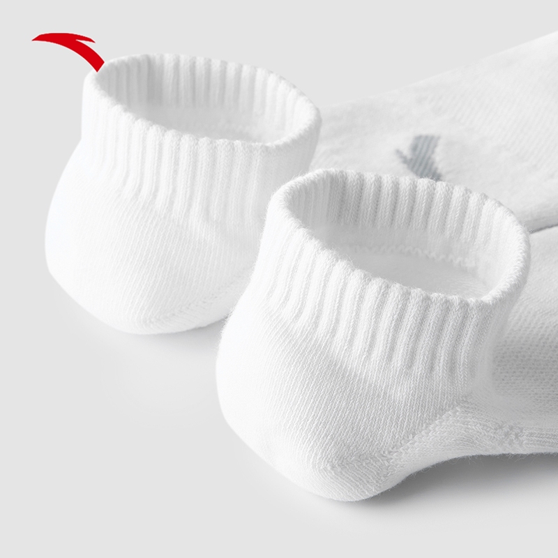 ANTA Unisex Sports Flat Crew Socks Running Socks 1925B7302