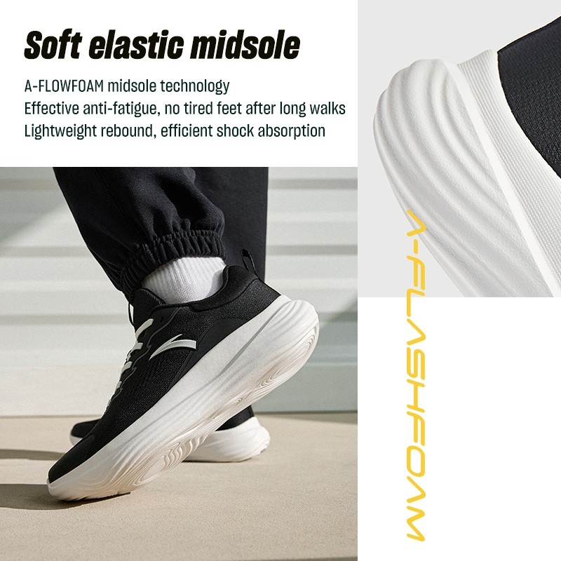 ANTA A-EBUFFER Lite Sepatu Lari Pria Sepatu Latihan Pria Sepatu Olahraga Men Running Shoes 9124C7713