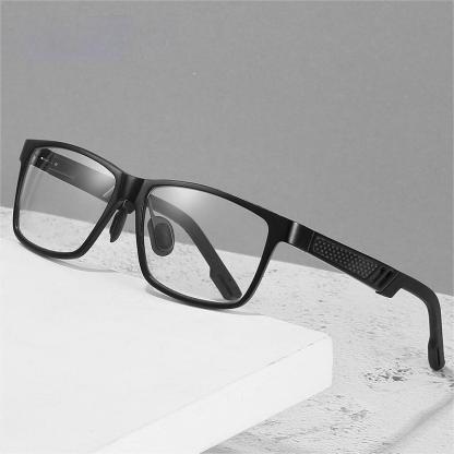 BUSINESS FASHION ALUMINUM MAGNESIUM ANTI-BLUE LIGHT READING GLASSES