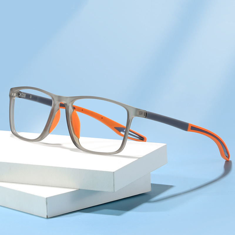 スポーツTRスクエアフレーム 超軽量 ブルーライトカット 老眼鏡