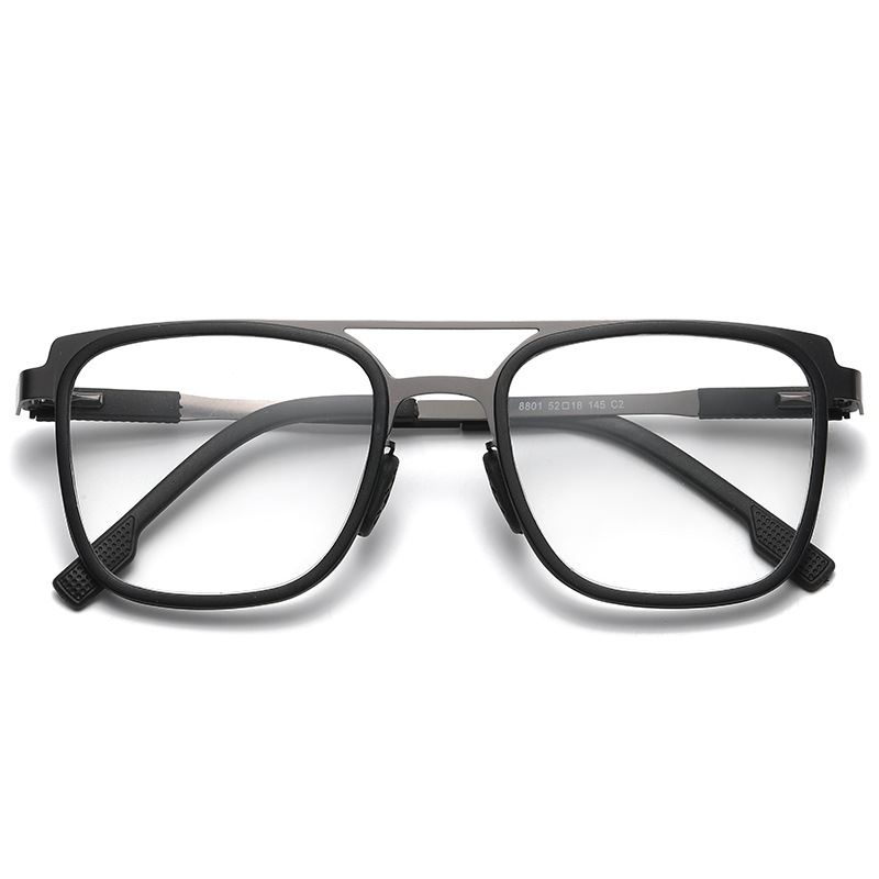 LARGE METAL FRAME PROGRESSIVE COLOR MULTI-FOCAL READING GLASSES