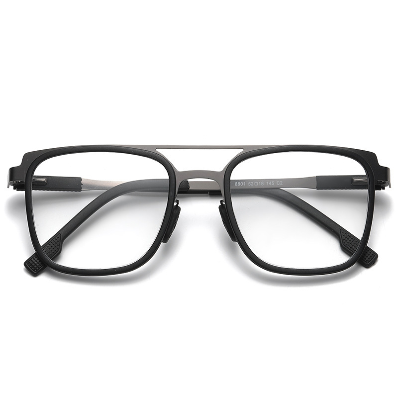 LARGE METAL FRAME PROGRESSIVE COLOR MULTI-FOCAL READING GLASSES