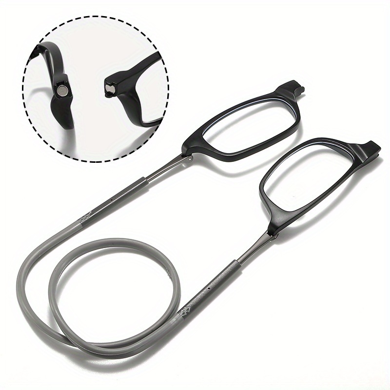 MAGNETIC NECK-HANGING SQUARE READING GLASSES