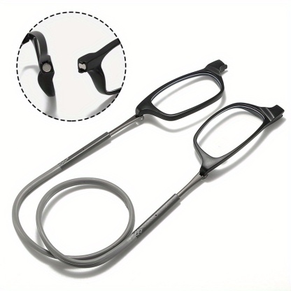 MAGNETIC NECK-HANGING SQUARE READING GLASSES