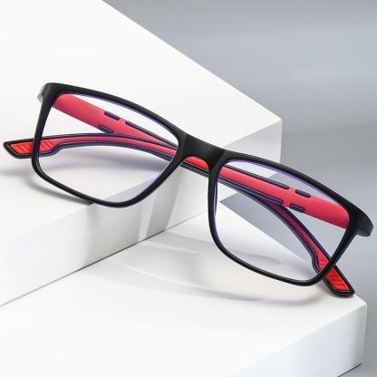 超軽量スタイリッシュ スクエアフレーム サイクリング用調光老眼鏡