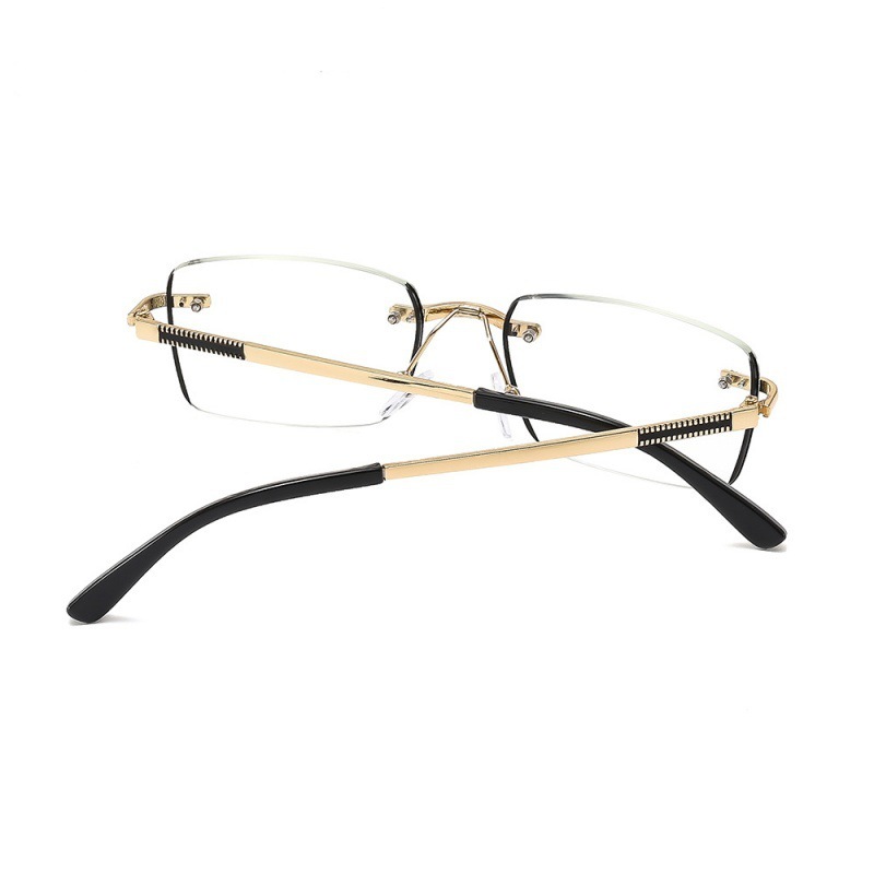 FRAMELESS METAL EDGE ANTI-BLUE LIGHT READING GLASSES