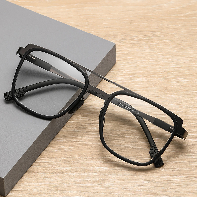 LARGE METAL FRAME PROGRESSIVE COLOR MULTI-FOCAL READING GLASSES