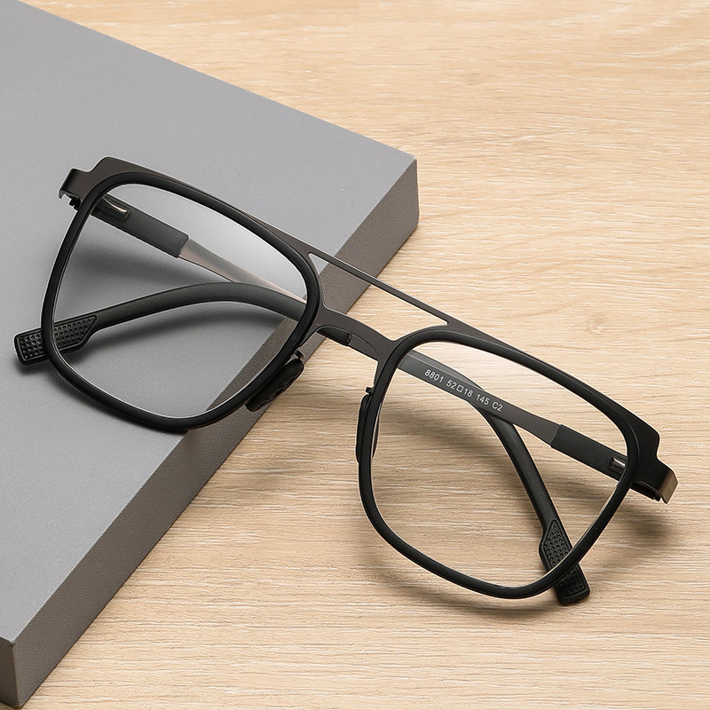 LARGE METAL FRAME PROGRESSIVE COLOR MULTI-FOCAL READING GLASSES