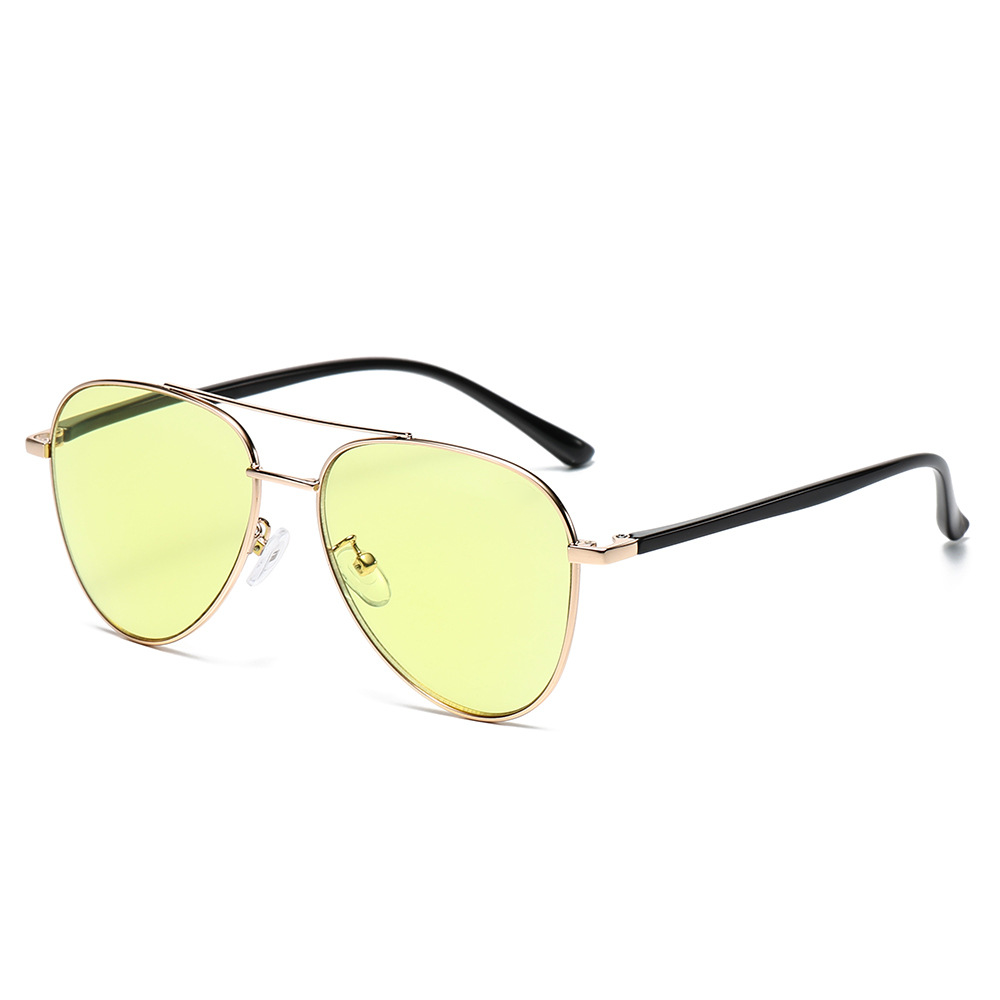 LARGE FRAME METAL NIGHT VISION COLOR CHANGING MULTI-FOCAL READING GLASSES