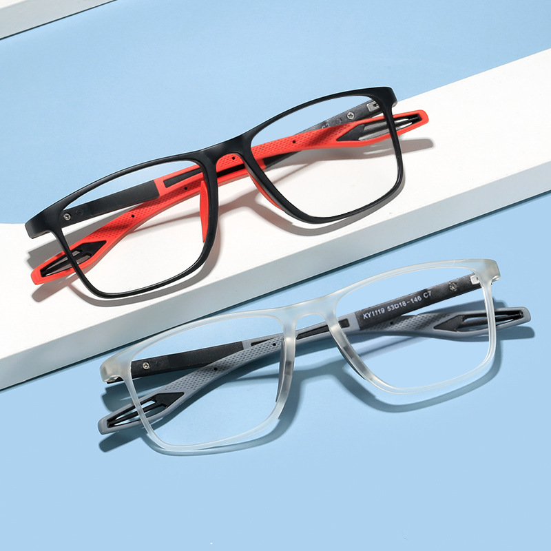 スポーツTRスクエアフレーム 超軽量 ブルーライトカット 老眼鏡