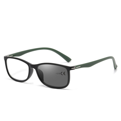 ULTRA-LIGHT RETRO COLOR-CHANGING MULTI-FOCAL READING GLASSES